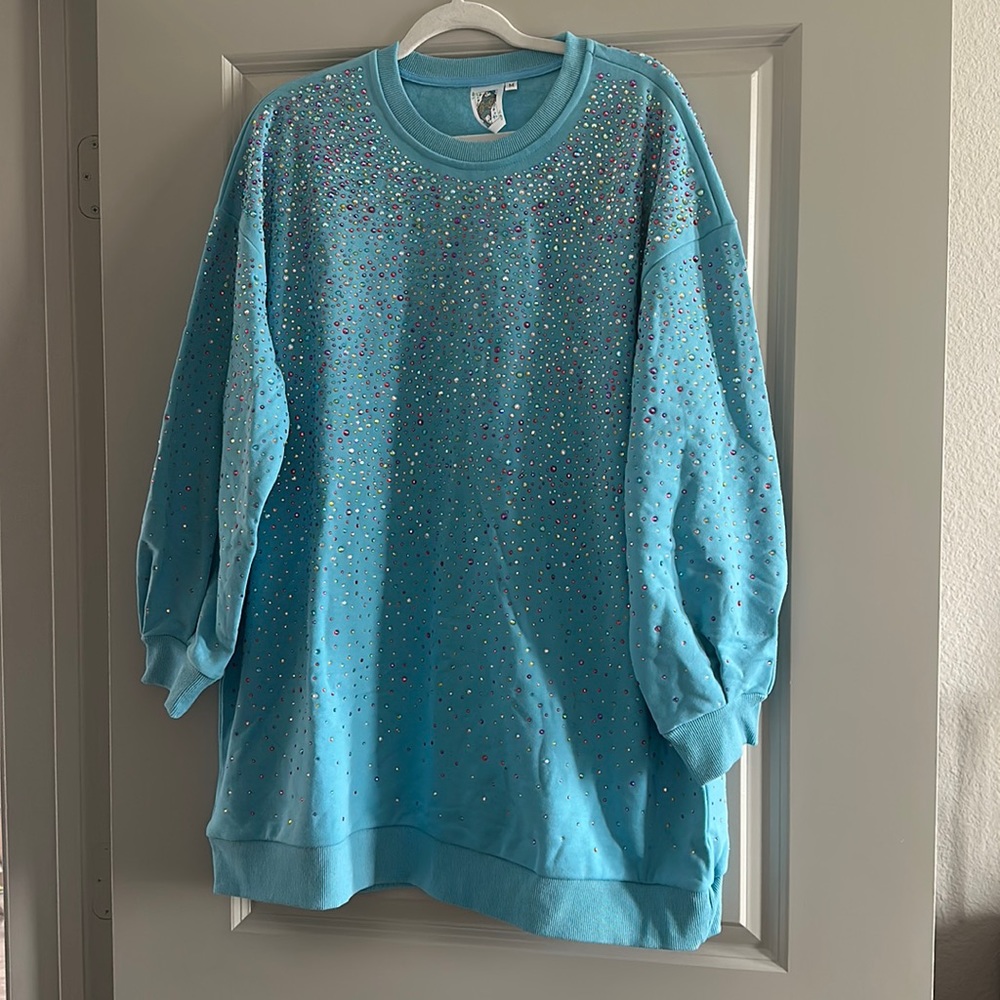 Queen of Sparkles Rhinestone Sweater